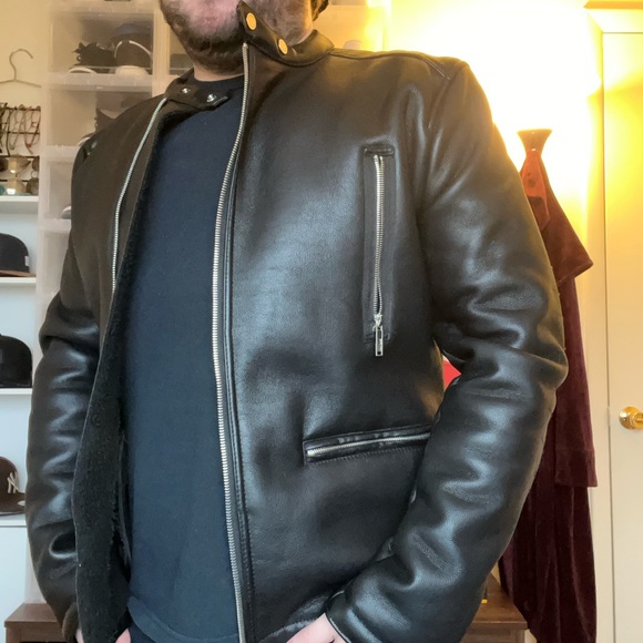 Zara (faux) leather jacket - Picture 5 of 11